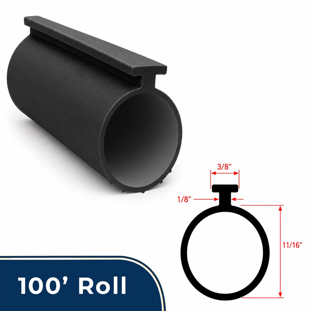 miniwarehouse door bottom seal 24.5